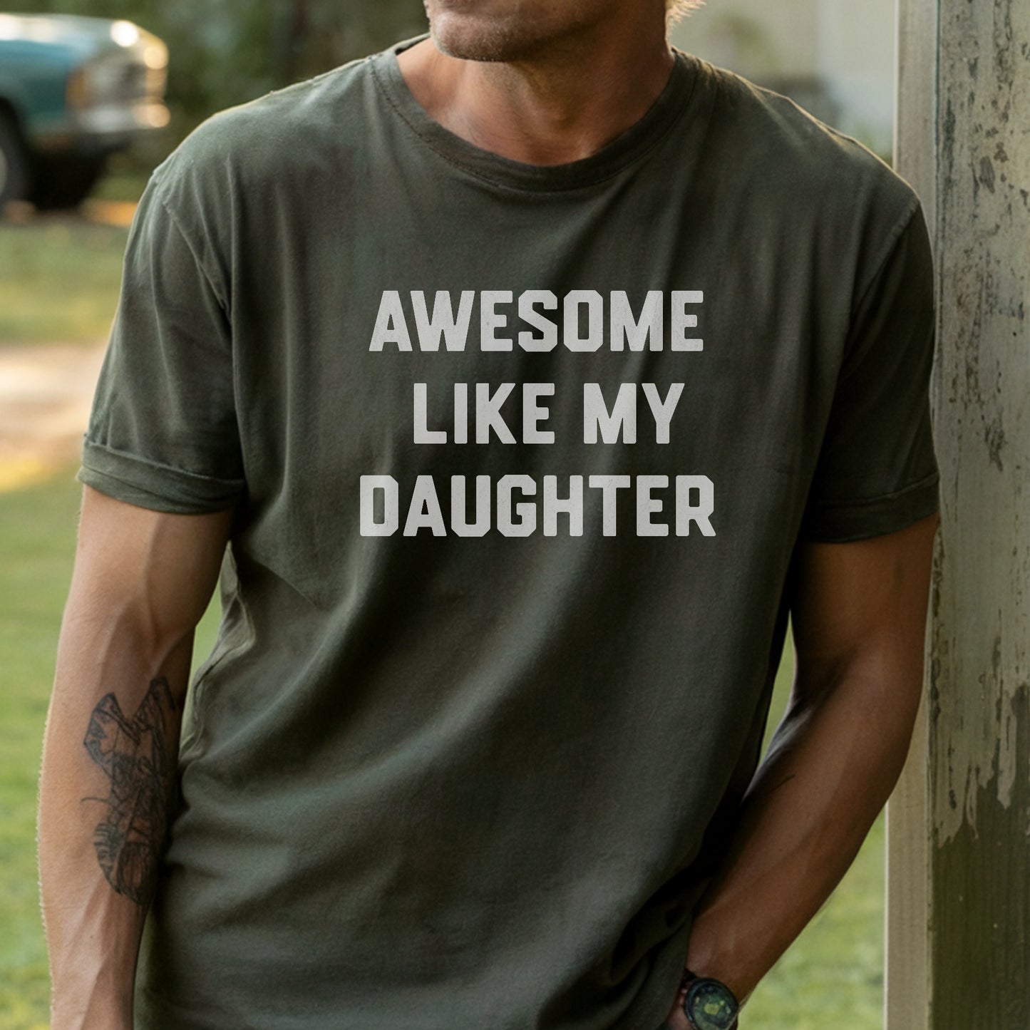Awesome Like My Daughter - Premium Tee