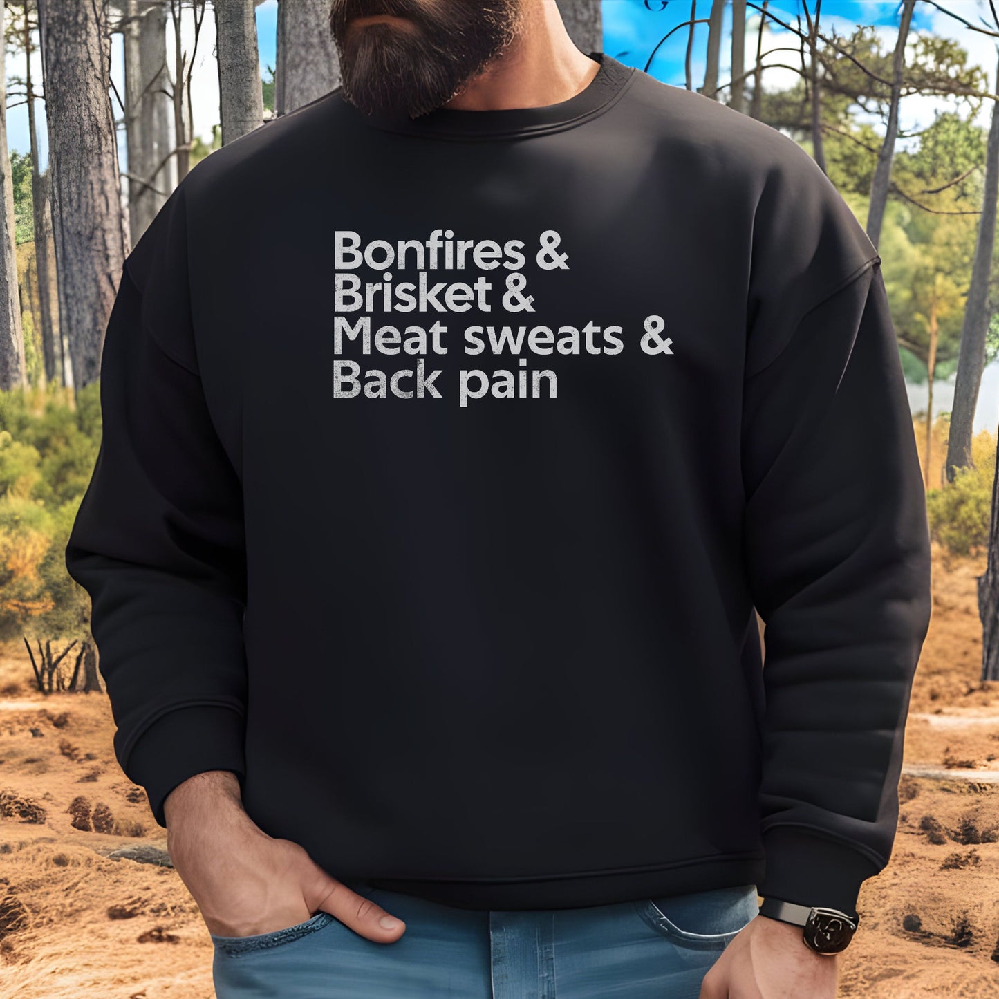 Bonfires & back pain - Sweatshirt