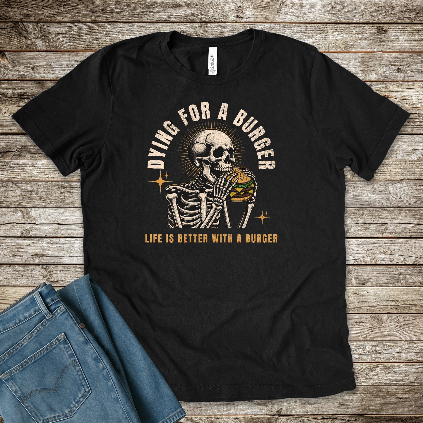 Dying For a Burger - Halloween Premium Tee