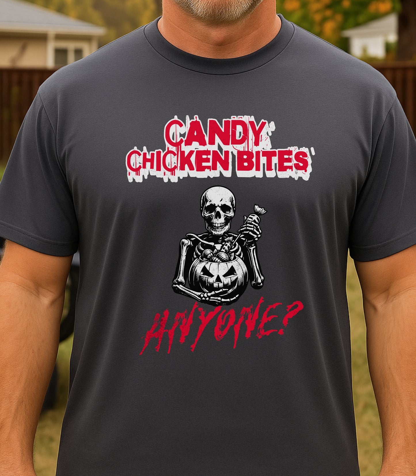 Candy Chicken Bites - Halloween Premium Tee