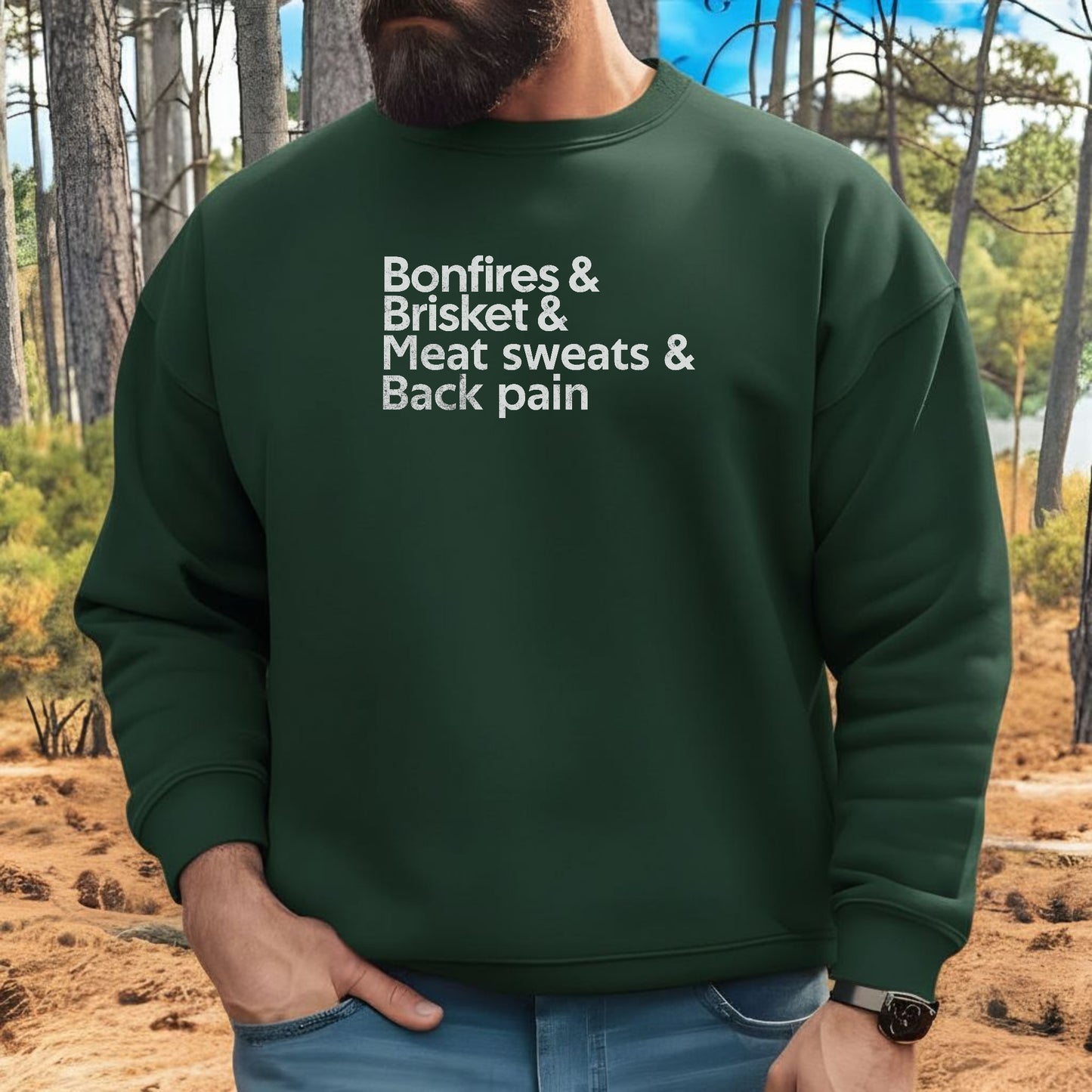 Bonfires & back pain - Sweatshirt