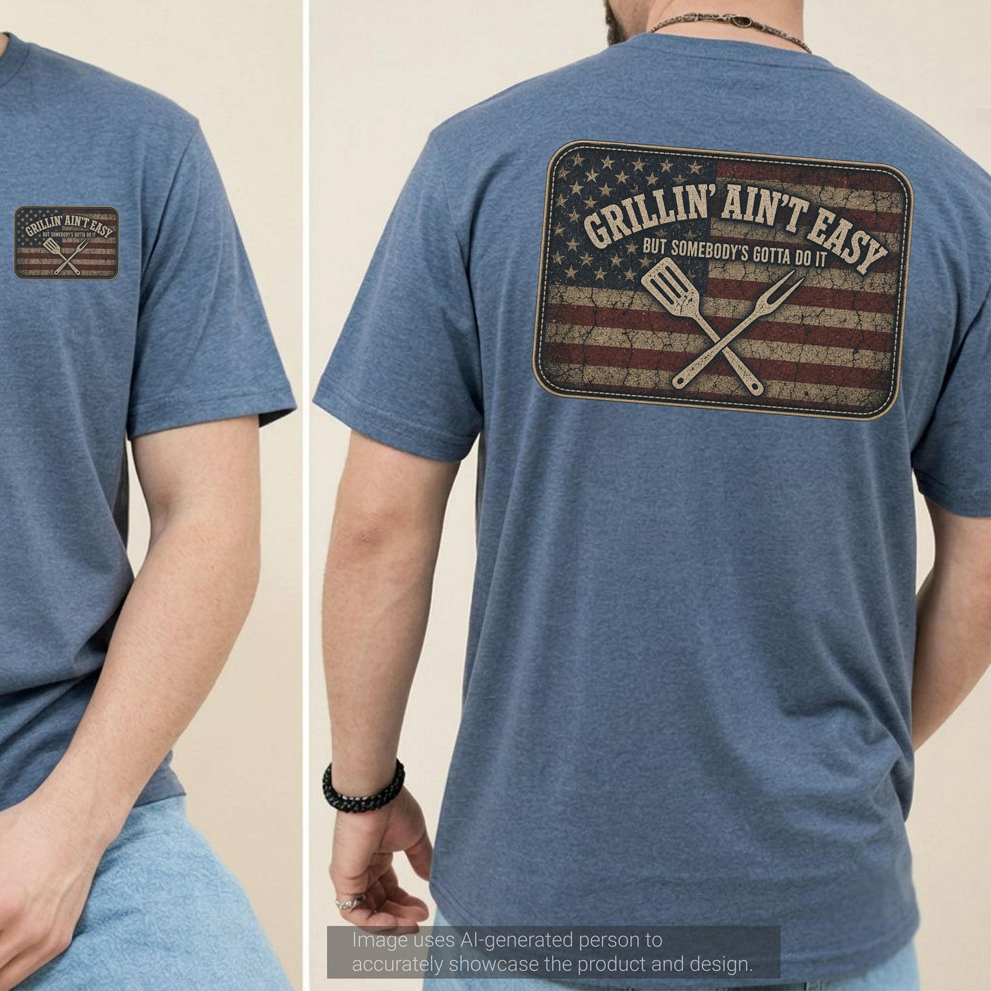Grillin' Aint Easy Tee