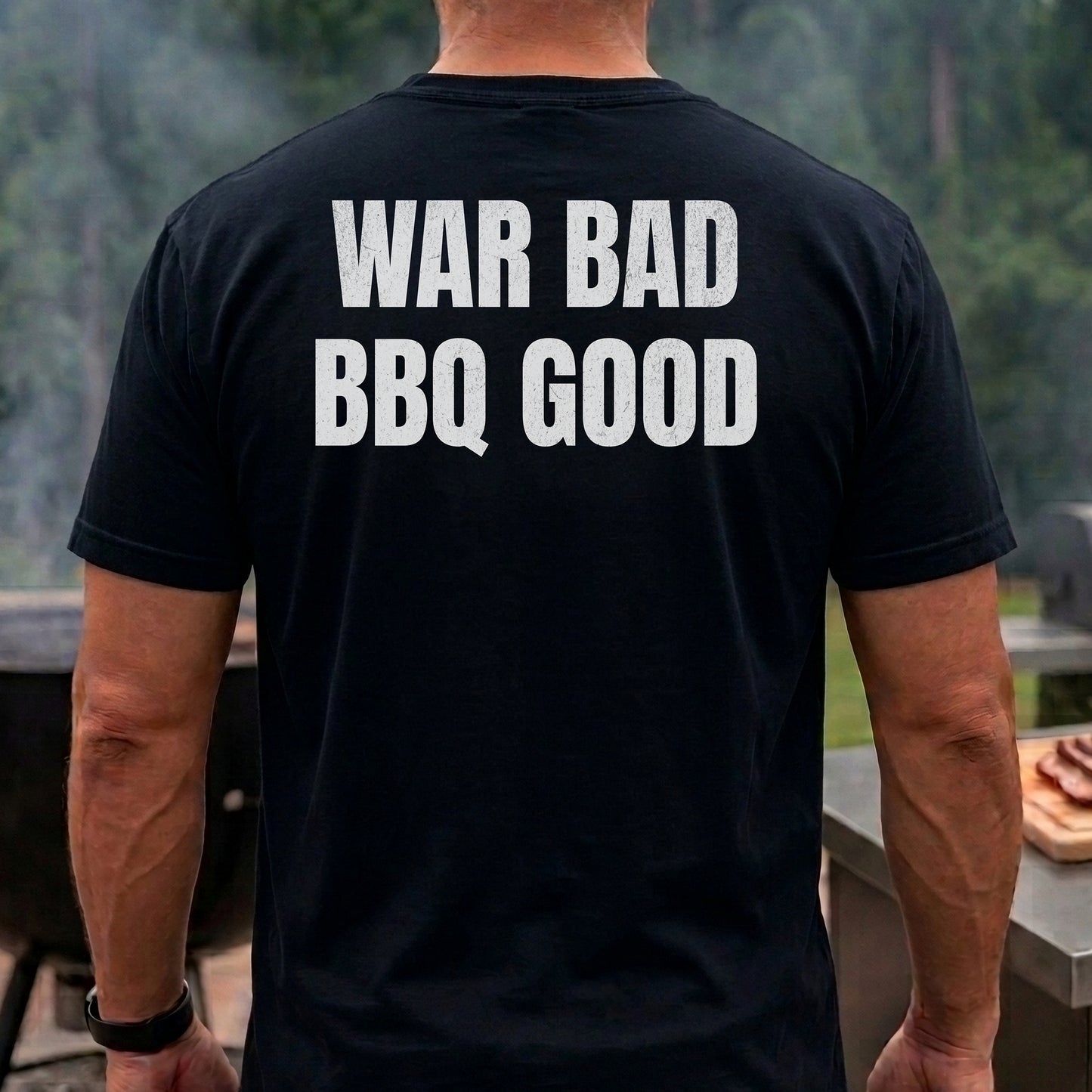 War Bad BBQ Good Tee