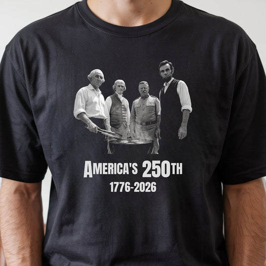 Mt Rushmore BBQ Premium Tee