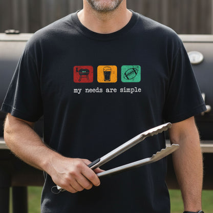 BBQ Beer Football - Premium Tee