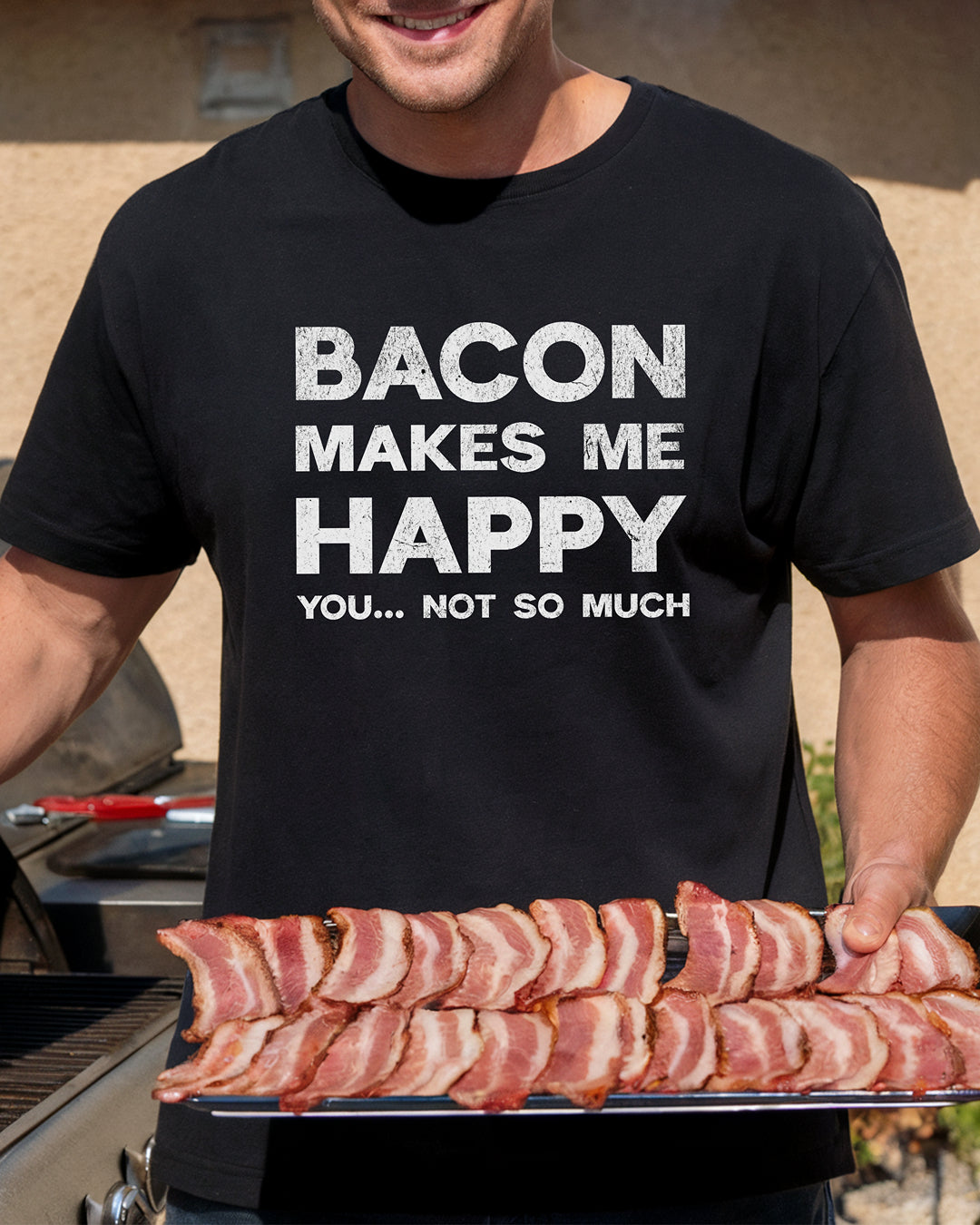 Bacon makes me happy Premium tee