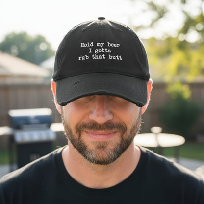 Hold my Beer - Distressed Dad Hat