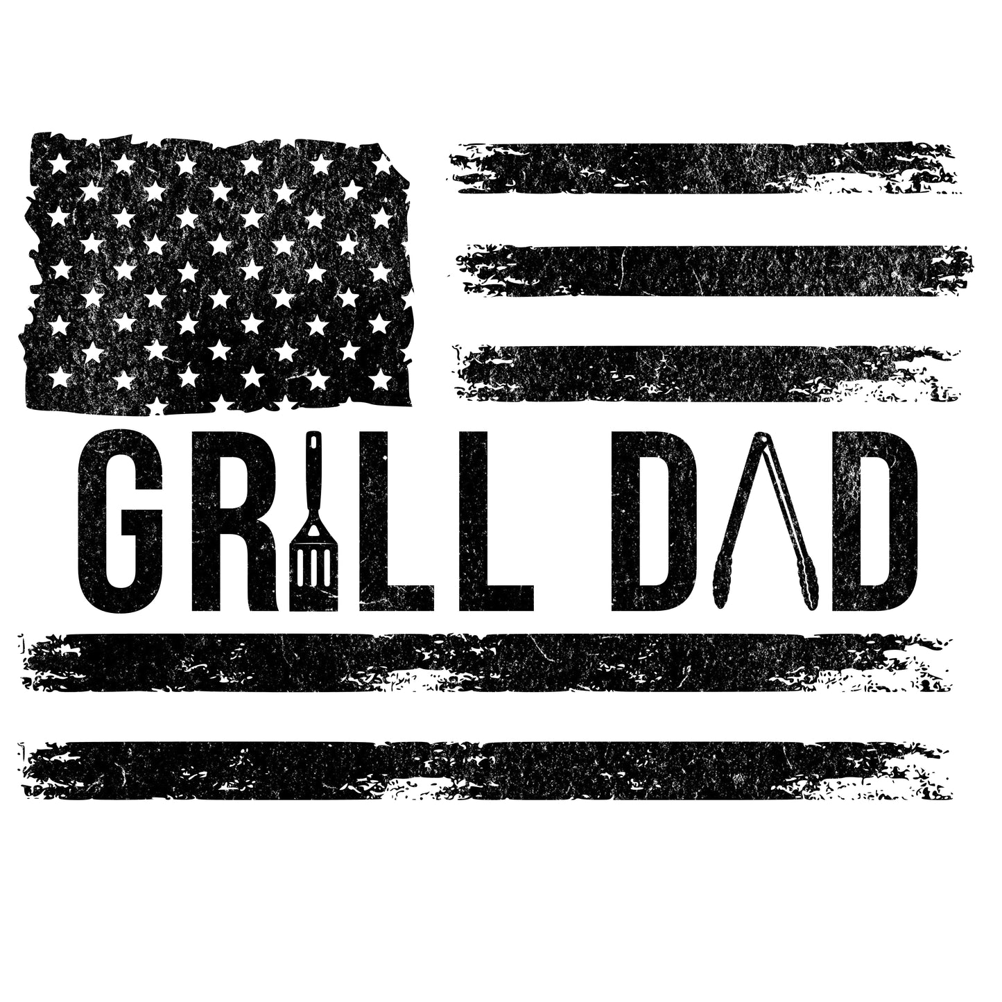 Grill Dad Premium Tee - front and back