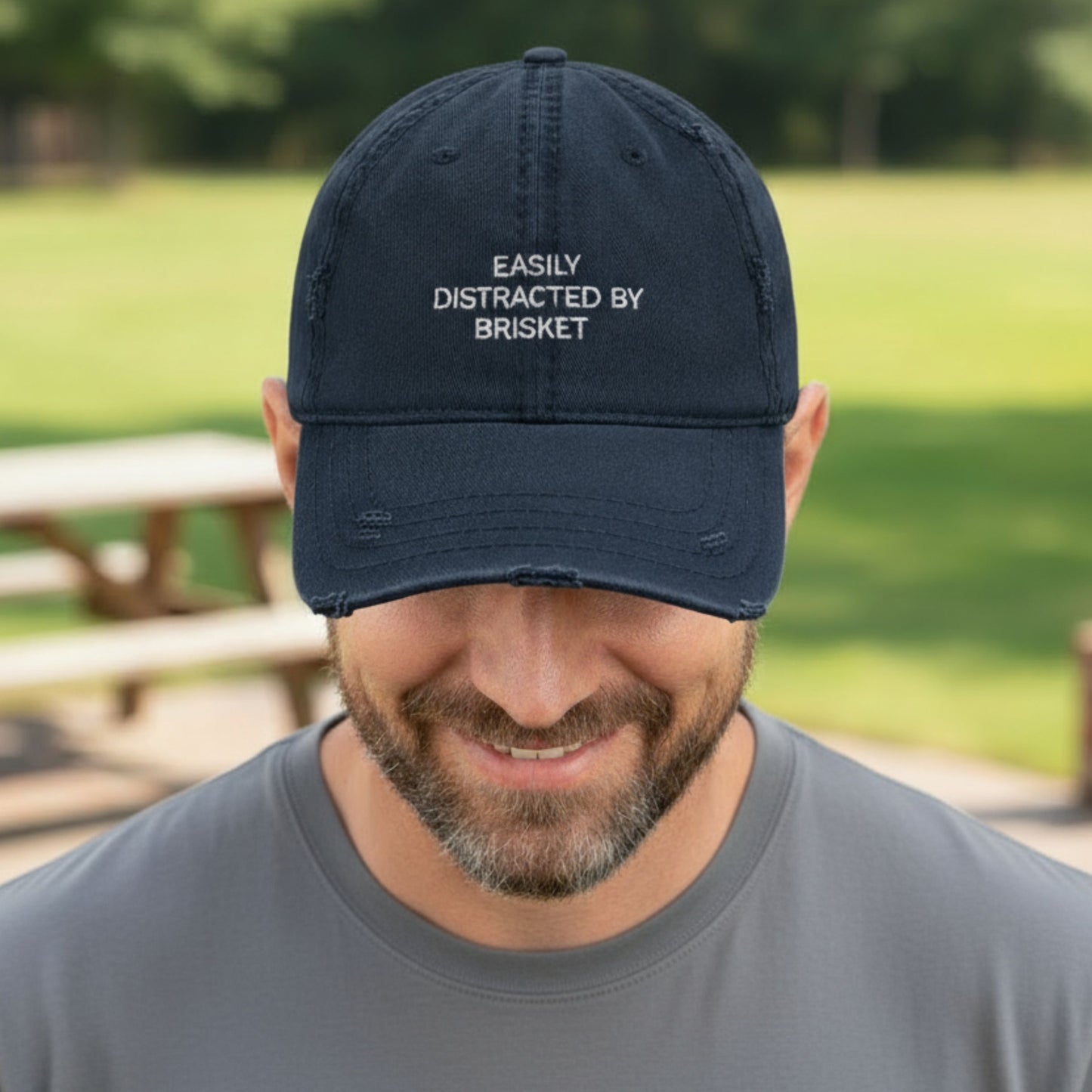Brisket - Distressed Dad Hat