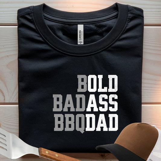 Bold Bad Ass BBQ Dad Premium Tee