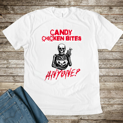 Candy Chicken Bites - Halloween Premium Tee