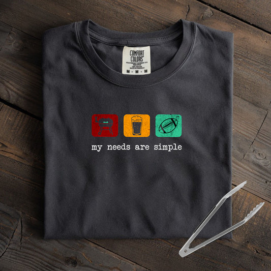 BBQ Beer Football - Premium Tee