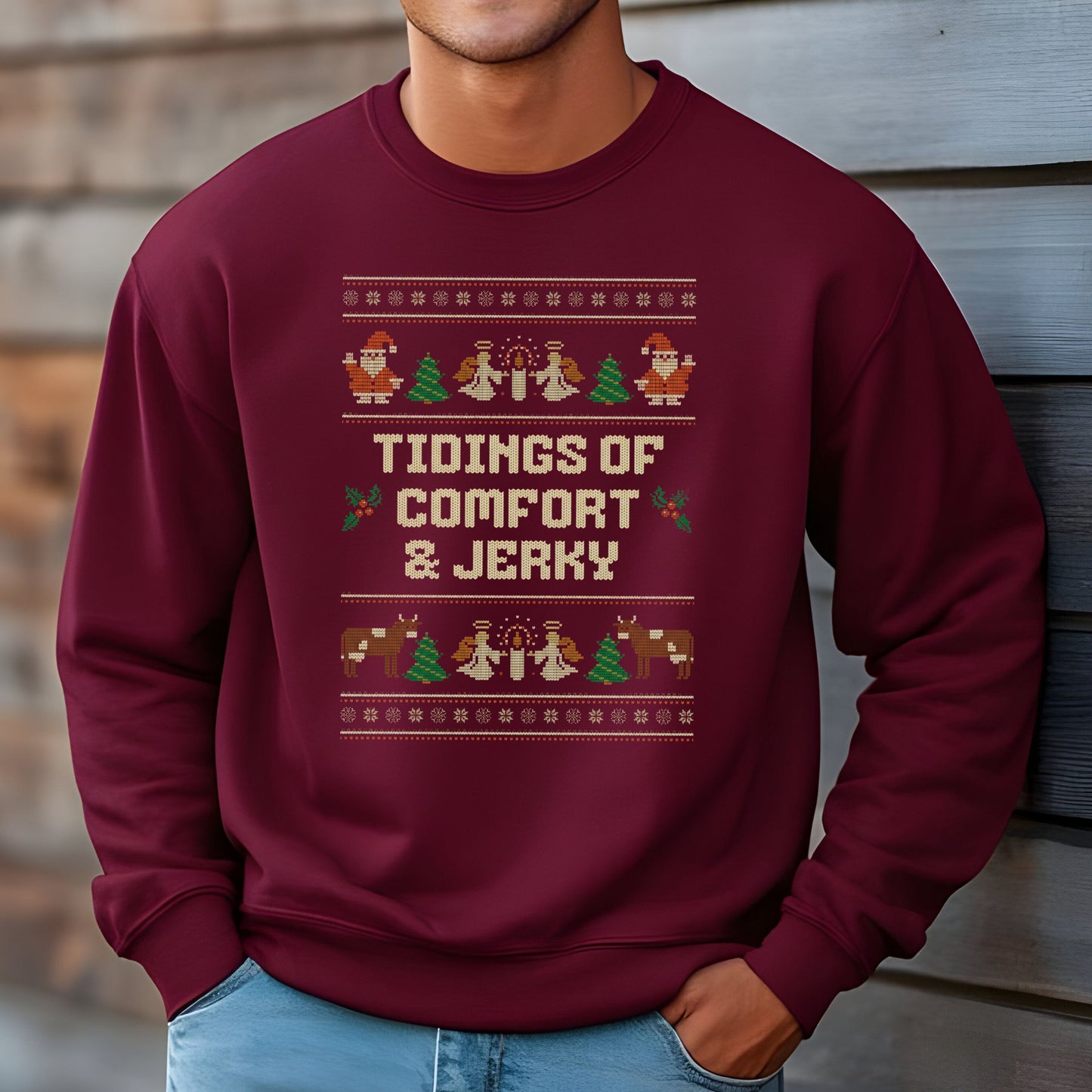 Jerky - Ugly Christmas Sweatshirt