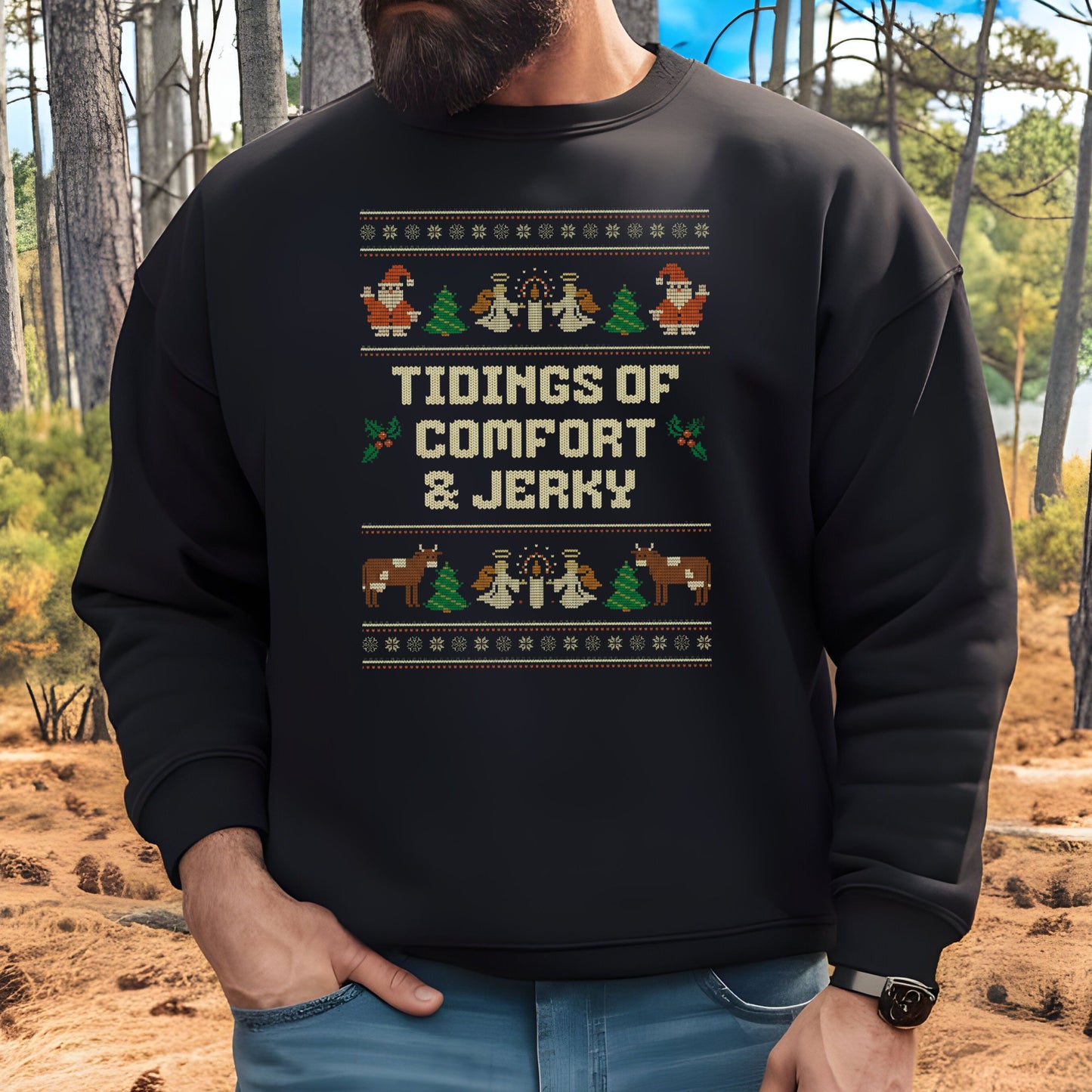Jerky - Ugly Christmas Sweatshirt