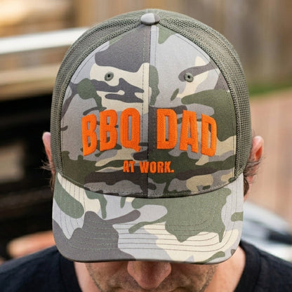 BBQ Dad Camo Trucker Hat