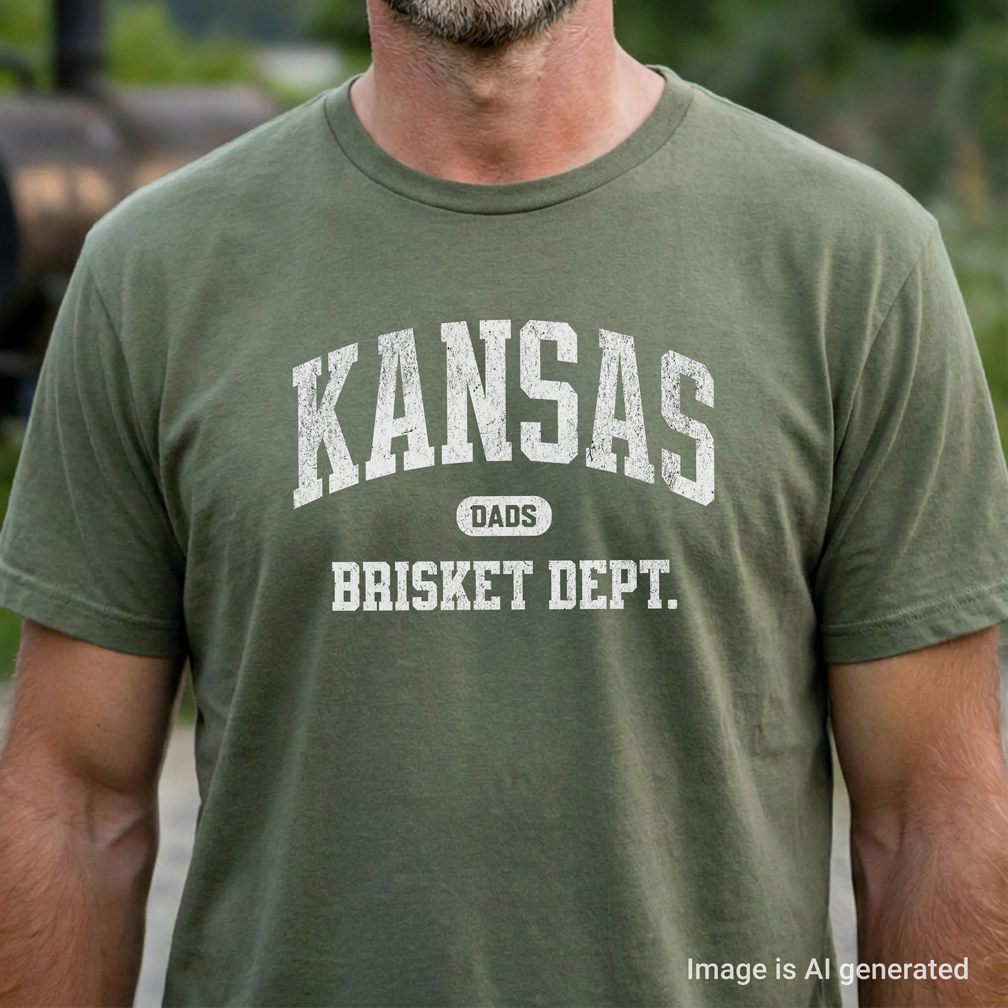 Kansas Dads Brisket Dept. Tee