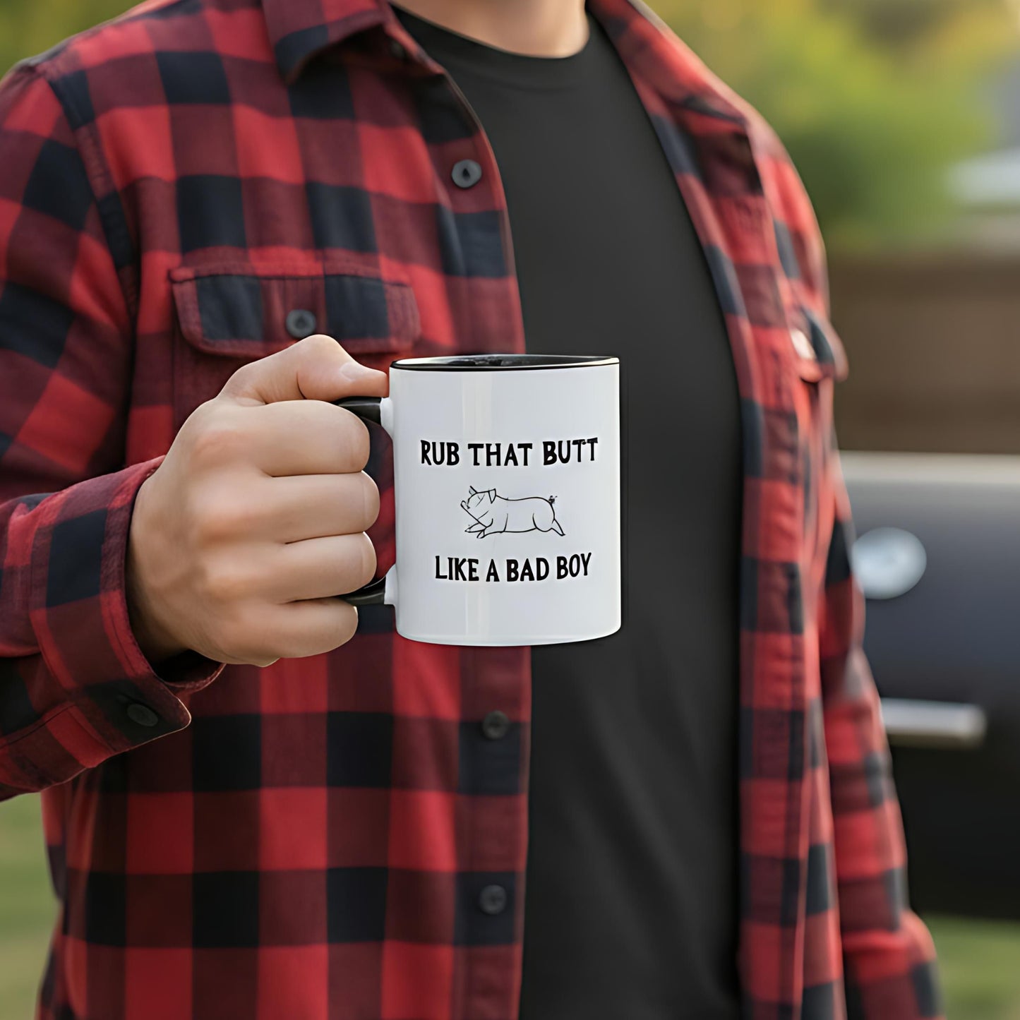 Rub that Butt - Accent Mug