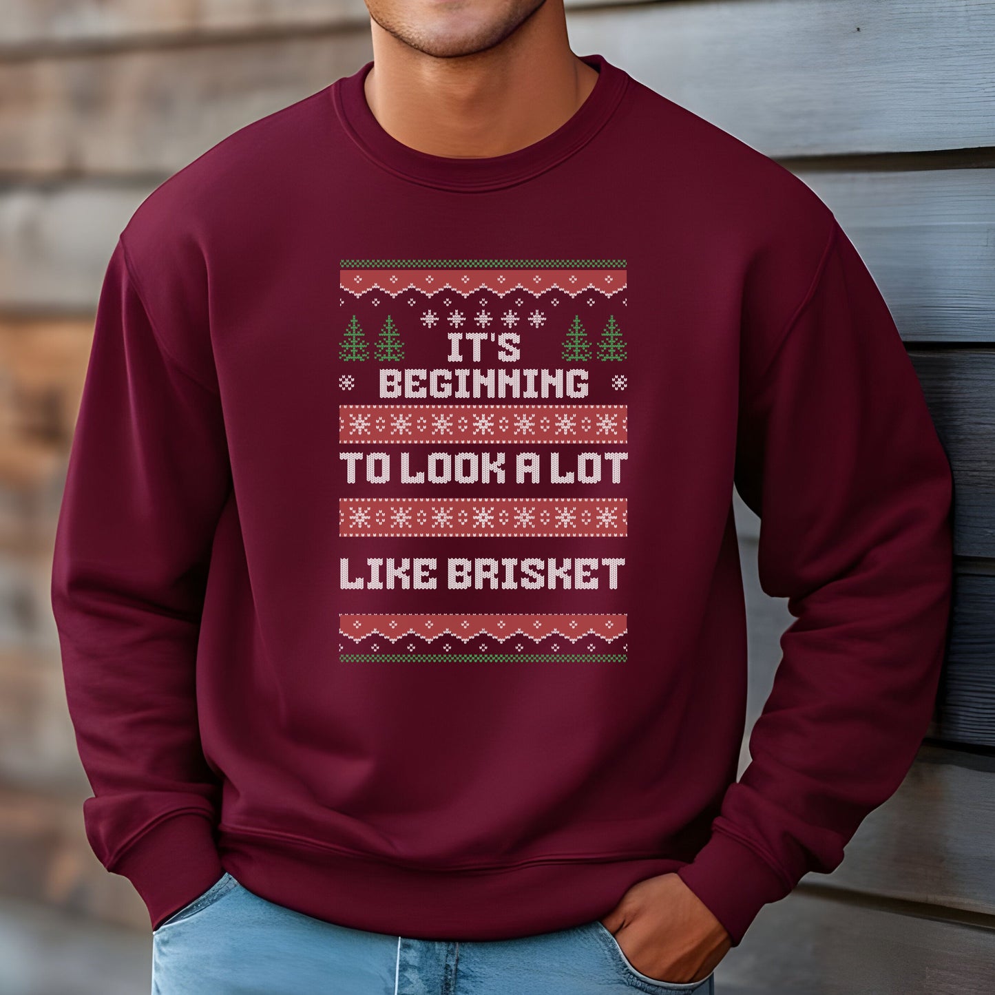 Brisket - Ugly Christmas Sweatshirt